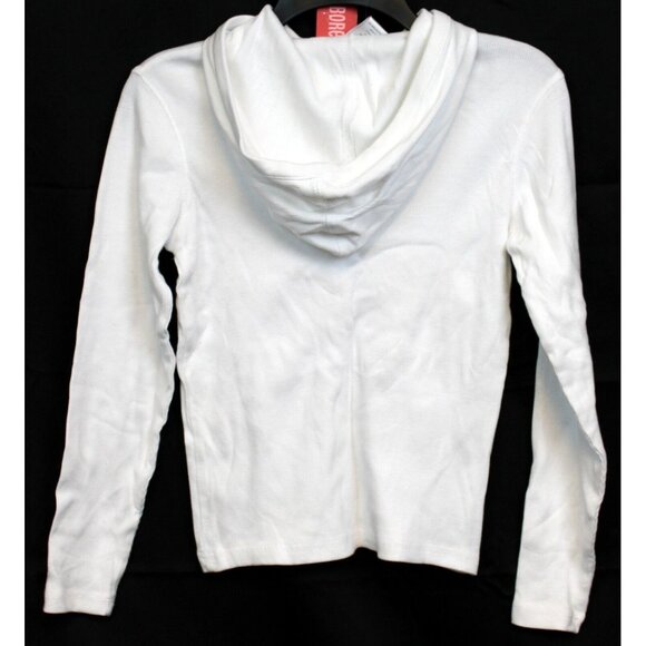 NEW 2006/05 Gymboree Prep Henley 10 Spring Turtle Hoodie T-Shirt Embroidered Whi - Picture 6 of 8